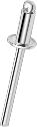 Q-Standard open popnagel Alu/Staal BK 4.0 X 25 - [16.5-21.0mm] (500 st.)