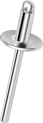 Q-Standard open popnagel Alu/Staal XL 5.0 X 21 X 14 - [13.0-16.0mm] (250 st.)