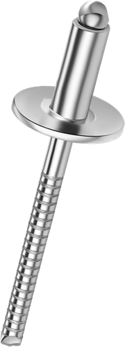 Q-Standard open popnagel RVS-A2/RVS-A2 XL 3.2 X10X9.5 - [5.0-6.5mm] (500 st.)