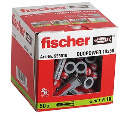 Fischer plug Duopower 10x50mm (50 st.)