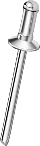 Q-Multigrip popnagel Alu/RVS-A2 VK 4.0 X17.0 - [6.4-12.7mm] (500 st.)
