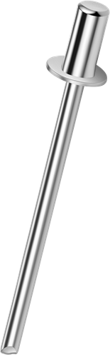 Q-Sealed popnagel Alu/Alu BK 3.2 X 6.0 - [0.5-2.0mm] (500 st.)