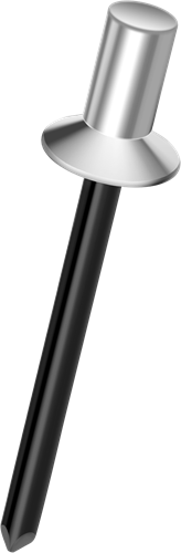 Q-Sealed popnagel Alu/Staal VK 4.8 X 15.5 - [9.0-10.5mm] (500 st.)