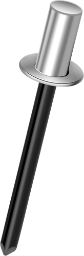 Q-Sealed popnagel Alu/Staal BK 4.0 X 9.5 - [3.5-4.5mm] (500 st.)
