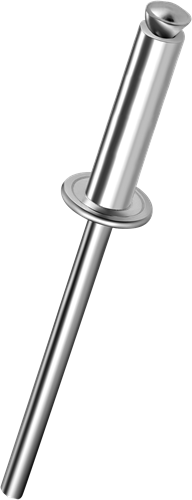 Q-Peel popnagel Alu/Staal BK 4.8 X 12 - [3.0-5.0mm] (500 st.)