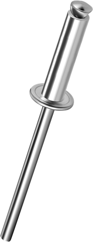 Q-Peel popnagel Alu/Staal BK 4.8 X 50 - [33.0-40.0mm] (250 st.)