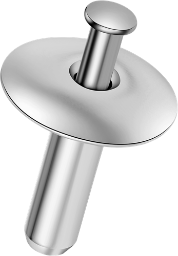 Q-Hammerdrivepopnagel Alu/RVS-A2 XXL 4.8 X 30 X16 - [25.5-27.0mm] (250 st.)