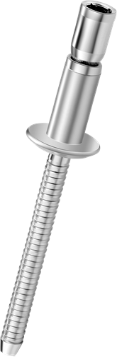Q-M-Power popnagel RVS-A2/RVS-A2 BK 6.4 X19.0 - [2.0-15.9mm] (250 st.)