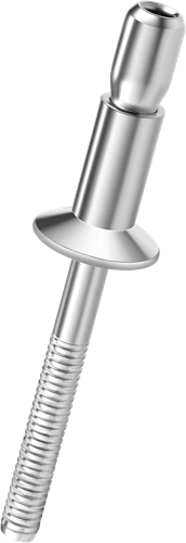 Q-P-Power popnagel Alu/Alu  VK 4.8X16.0 - [3.5-12.5mm] (500 st.)