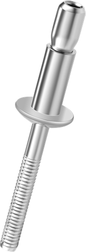 Q-P-Power popnagel RVS-A2/RVS-A2  BK 4.8 X10.0 - [1.6-6.4mm] (500 st.)