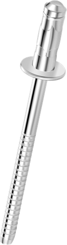 Q-A-Power popnagel Staal/Staal BK 4.8 X 9.0 w.crimp - [1.5-3.5mm] (500 st.)