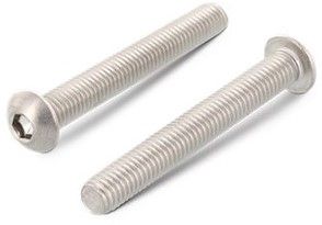 ISO 7380-1 Laagbolkopschroef M2x5 RVS-A4 (1000 st.)