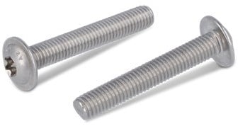 ISO 7380-2 Laagbolkopschroef torx met flens M2x3 TX6 RVS-A2 (1000 st.)