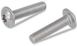 ISO 7380-2 Laagbolkopschroef torx met flens M2x4 TX6 RVS-A4 (1000 st.)