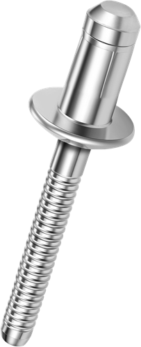 Q-H-Power popnagel Staal/Staal BK 6.4 X11.5 - [3.35-5.35mm] (250 st.)