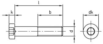 DIN 7984 Inbusbout met lage kop M5x18 RVS-A4 (500 st.)-3