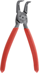 Borgveertang gebogen gesloten