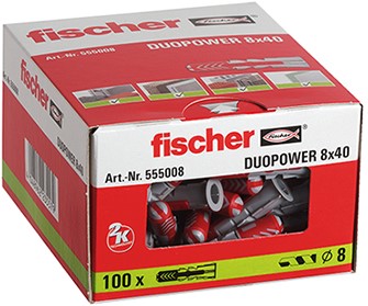 Fischer plug Duopower 8x40mm (100 st.)