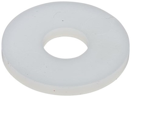 DIN 9021 / ISO 7093 Carrosseriering M16 Nylon (100 st.)