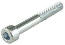 DIN 912 / ISO 4762 Inbusbout bzk M8x150 verzinkt 8.8 (100 st.)