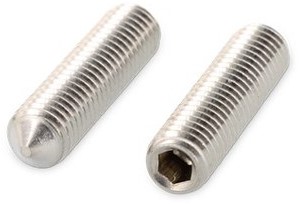 DIN 914 / ISO 4027 punt stelschroef M3x10 RVS-A4 (500 st.)