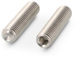 Stelschroeven met kratereind - DIN 916 / ISO 4029
