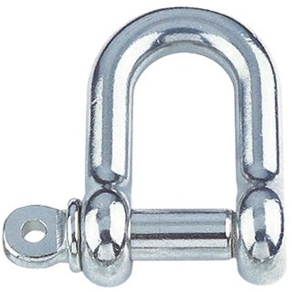 M8258 D-Sluiting 5mm RVS-A4 (2 st.)