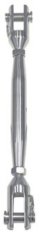 M8245 Staalkabelspanner met MT gaffels M12 RVS-A4 (1 st.)