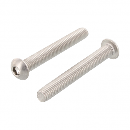 ISO 7380-1 Laagbolkopschroef M8x12 RVS-A2 (500 st.)