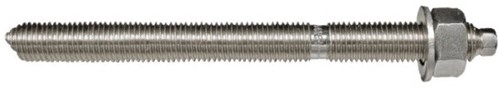 KALM ankerstang ASK-E M12x160/25 RVS-A4-70 (10 st.)