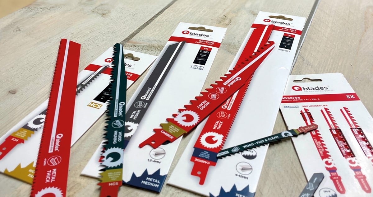 Nu beschikbaar, Qblades recipro en decoupeer zaagbladen