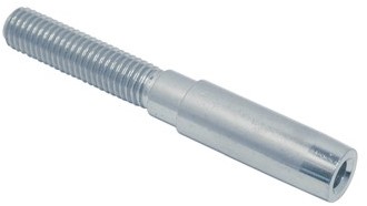 Walsterminal ESS 6mm draadeind links M10x40 RVS-A4 (1 st.)