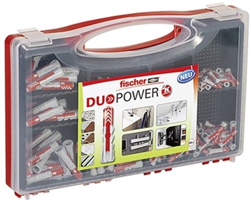Fischer Redbox DUOPOWER assortibox pluggen, 280-dlg (1 st.)