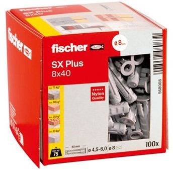 Fischer plug SX plus 8x40 mm (100 st.)