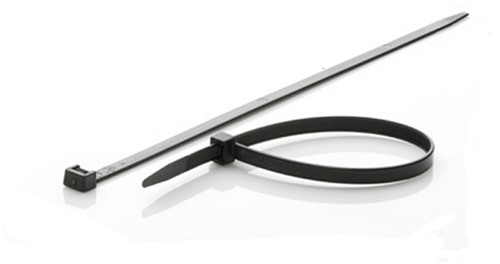 Kabelbinder 7,6x450 zwart (100 st.)