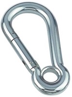 Karabijnhaak met ring