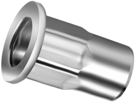 Q-Nut Semi hexagon Cilindrische kop