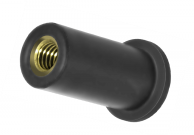 Q-Rub Cilindrische kop EPDM rubber / Messing