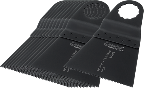 Multitool zaagblad standaard 65x42mm [SC08] (10 st. + 1 gratis)