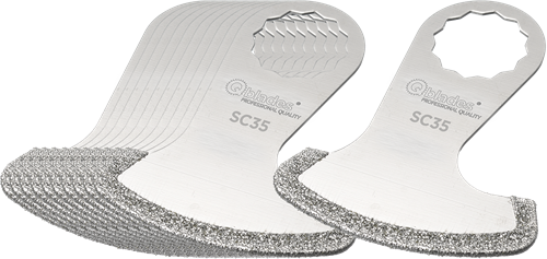 Multitool diamant sikkel 58mm|2mm [SC35] (10 st. + 1 gratis)