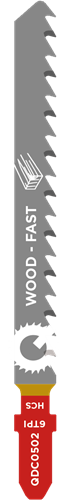 Decoupeer zaagblad hout - 100mm [QDC0502] (5 st.) - Bosch nr. T144D