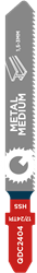 Decoupeer zaagblad medium metaal - 76mm [QDC2404] (5 st.) - Bosch nr. T118A