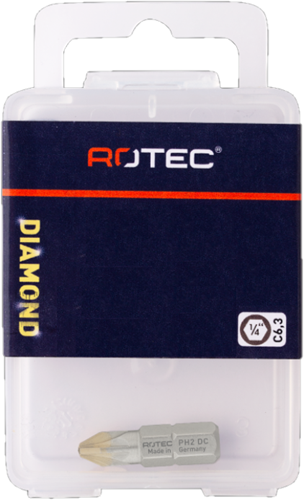 PRO Schroefbit PZ 1, L=25, C6.3, DIAMOND (10 st.)
