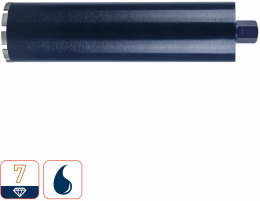 Diamantboor NAT  132x400x1.1/4 [11] 24x3,5x9,0  blauw (1 st.)