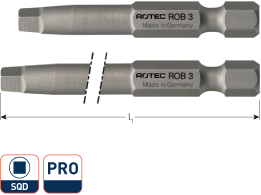 PRO Krachtbit SQD 0 L=70, E6.3, BASIC (10 st.)