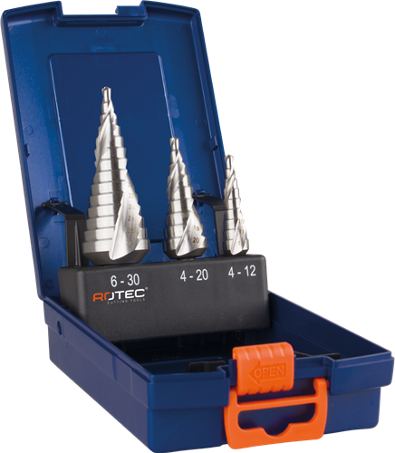 3 dlg. Cassette Trappenboren met trap 2,0 mm stijgend (1 st.)
