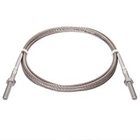 RVS Staalkabel - 8 mm - met draadeinden