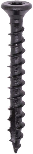 Woodies Ultimate VK/TX20 - 4,5x30 scharnierschroef voldraad shield blackline (200 st.)
